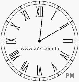 Relógio em Romanos 14h1min