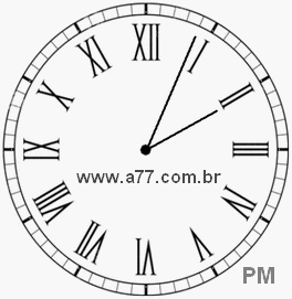 Relógio em Romanos 14h4min