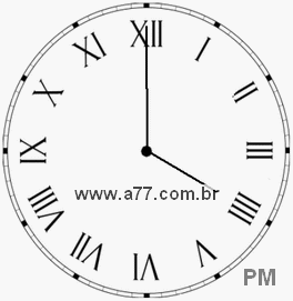 Relógio em Romanos 16h0min