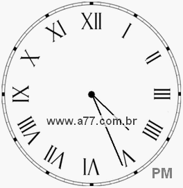 Relógio em Romanos 16h26min