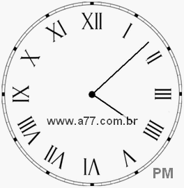 Relógio em Romanos 16h8min