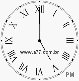 Relógio em Romanos 17h0min