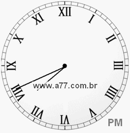 Relógio em Romanos 19h41min