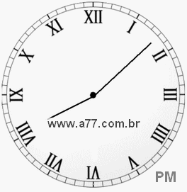 Relógio em Romanos 20h8min