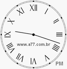 Relógio em Romanos 21h18min