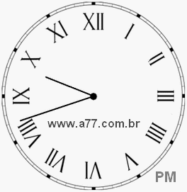 Relógio em Romanos 21h42min