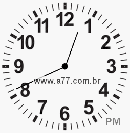 Relógio 12h41min