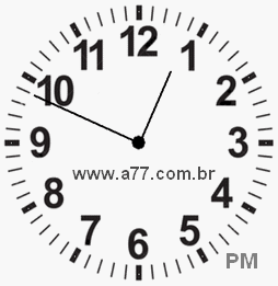 Relógio 12h49min