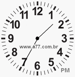 Relógio 13h35min