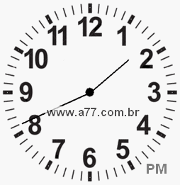 Relógio 13h41min