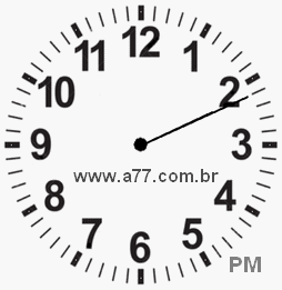 Relógio 14h11min