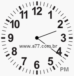 Relógio 14h21min