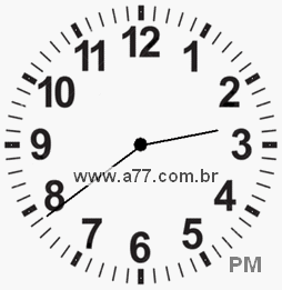 Relógio 14h39min
