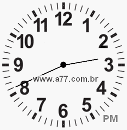 Relógio 14h41min