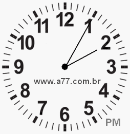 Relógio 14h5min