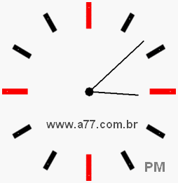 Relógio 15h8min