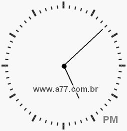 Relógio 17h8min