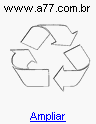 Stencil Símbolo de Reciclagem