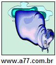 Imagem Invertida de Hipopótamo