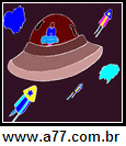 Imagem Negativa de Disco Voador