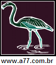 Imagem Negativa de Flamingo
