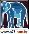 Imagem Negativa de Elefante