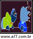 Imagem Negativa de Azul