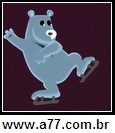 Imagem Negativa de Patinando
