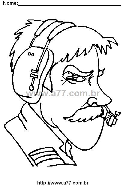 Desenho Para Colorir Aeronáutica, Força Aérea