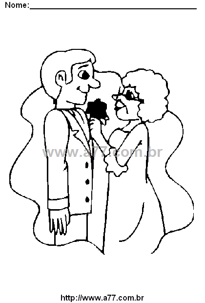 Desenho Para Colorir Amor, Romance