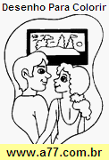 Desenho Para Colorir Amor, Casamento