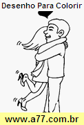 Desenho Para Colorir Amor, Casamento