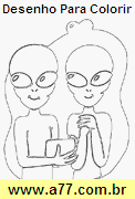 Desenho Para Colorir Amor, Romance