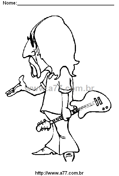 Desenho Para Colorir Arte, Artista