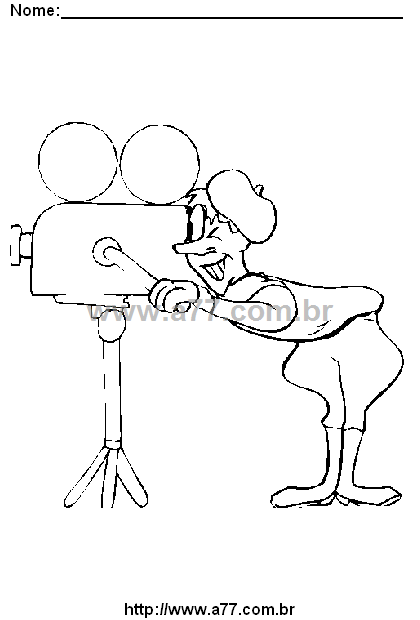 Desenho Para Colorir Arte, Artista
