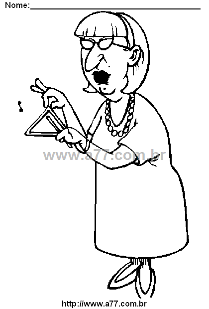 Desenho Para Colorir Artista, Arte