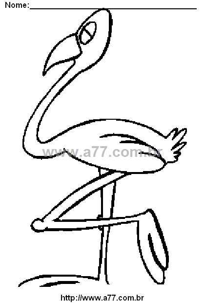 Desenho Para Colorir Pássaro