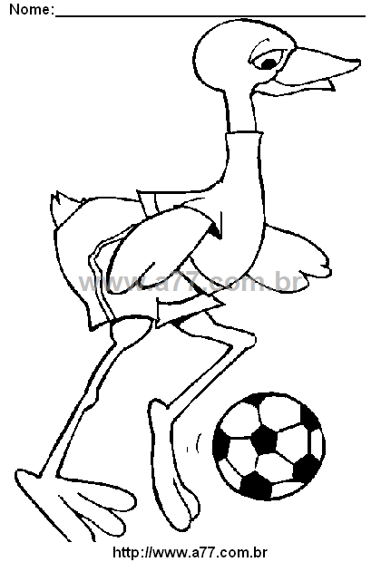 Desenho Para Colorir Ave