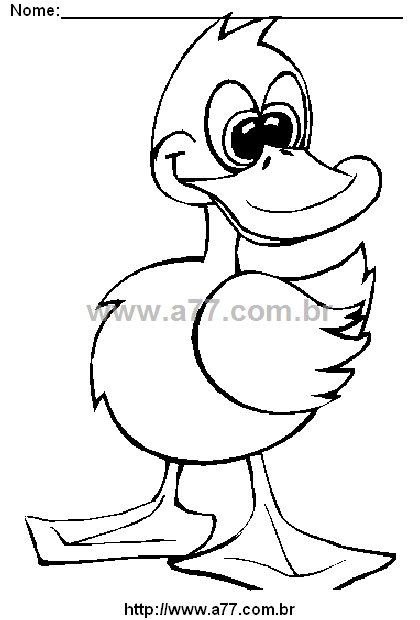 Desenho Para Colorir Animal Bípede