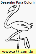 Desenho Para Colorir Pássaro