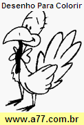 Desenho Para Colorir Animal Bípede