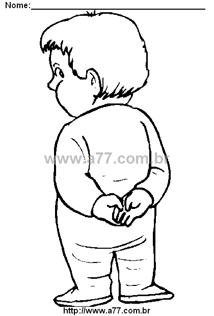 Desenho Para Colorir Bebês, Crianças