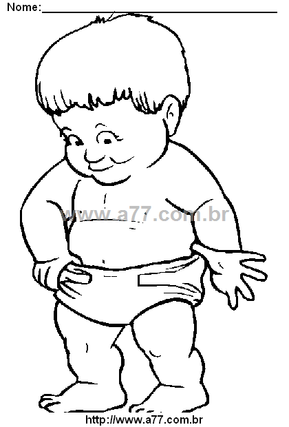 Desenho Para Colorir Criança