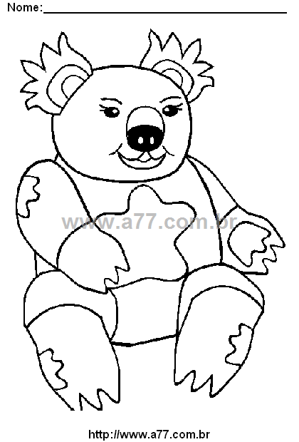 Desenho Para Colorir Bichinho de Pano