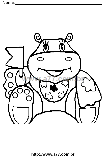 Desenho Para Colorir Bicho de Pano