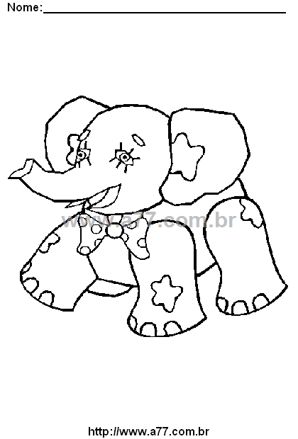 Desenho Para Colorir Bicho de Tecido