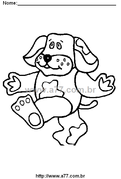 Desenho Para Colorir Bicho de Pelúcia