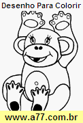 Desenho Para Colorir Bicho de Pelúcia