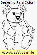 Desenho Para Colorir Bichinho de Pano