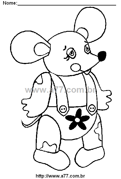 Desenho Para Colorir Brinquedos Infantis